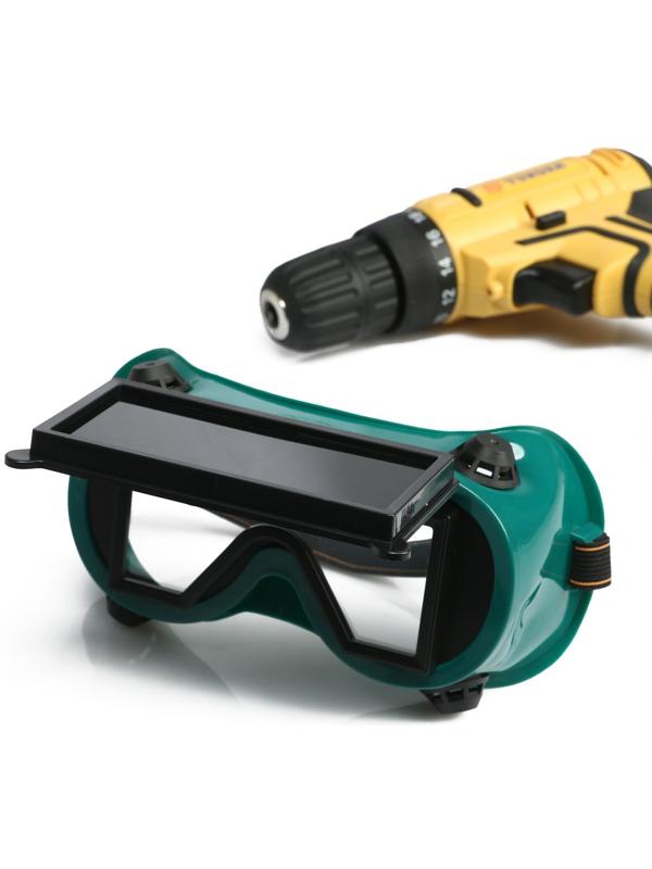 Очки защитные ТУНДРА, квадратные, с затемненными стеклами