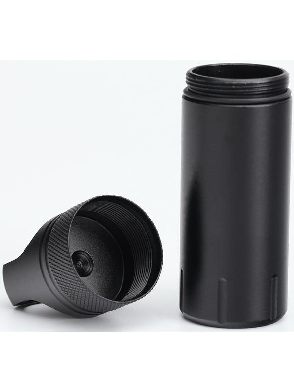 Водонепроницаемый брелок-контейнер для мелочей, черный, 11 см