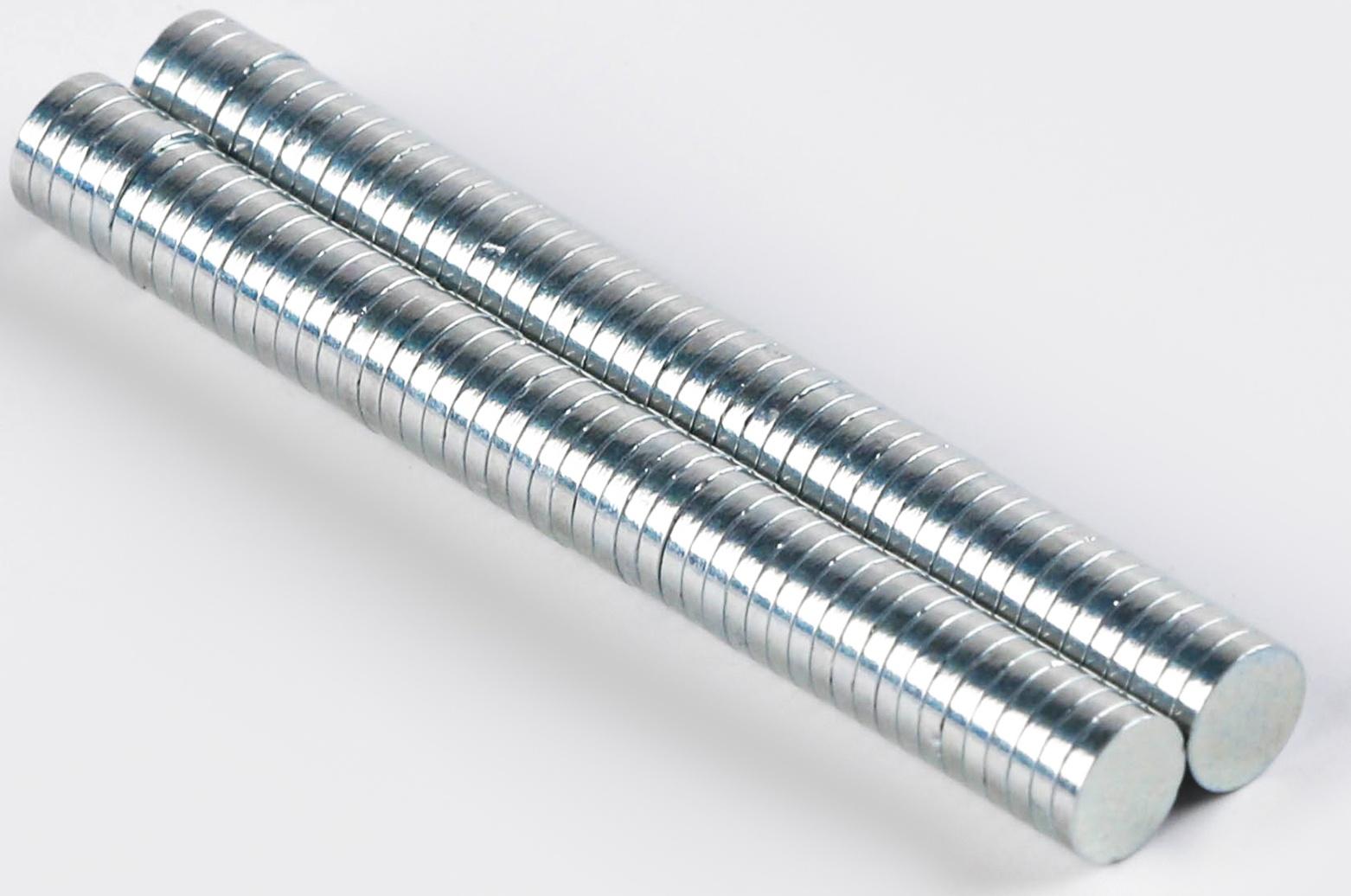 Магнит неодимовый , размер 1 шт. — 5 × 5 × 1 мм, набор 100 шт.