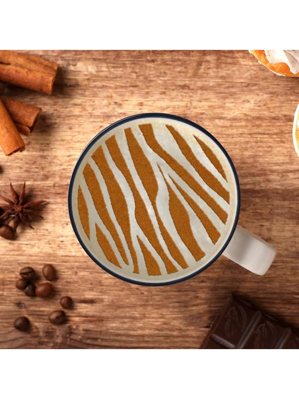 Трафарет для кофе «Зебра», 9,5 х 8,5 см