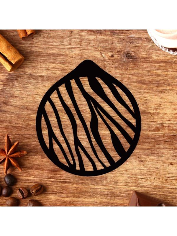 Трафарет для кофе «Зебра», 9,5 х 8,5 см