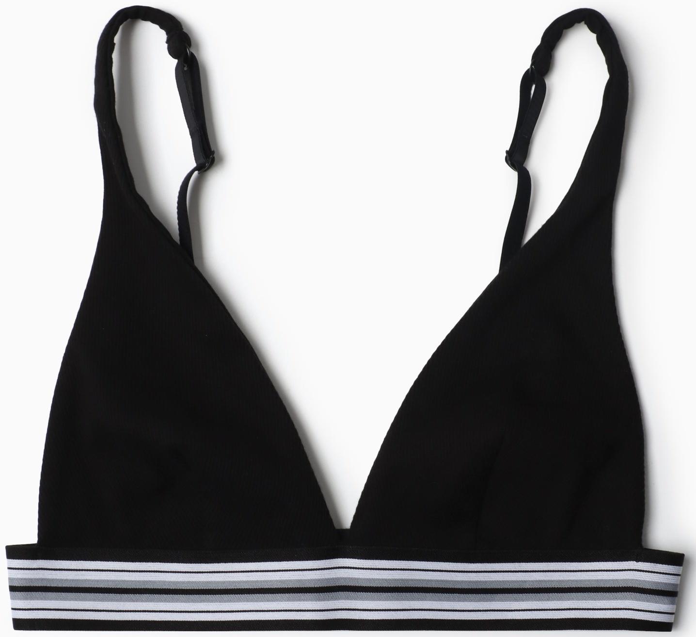 Бюстгалтер женский, цвет черный, размер 75В