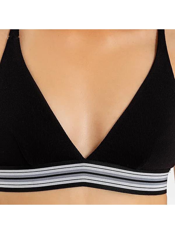 Бюстгалтер женский, цвет черный, размер 75В