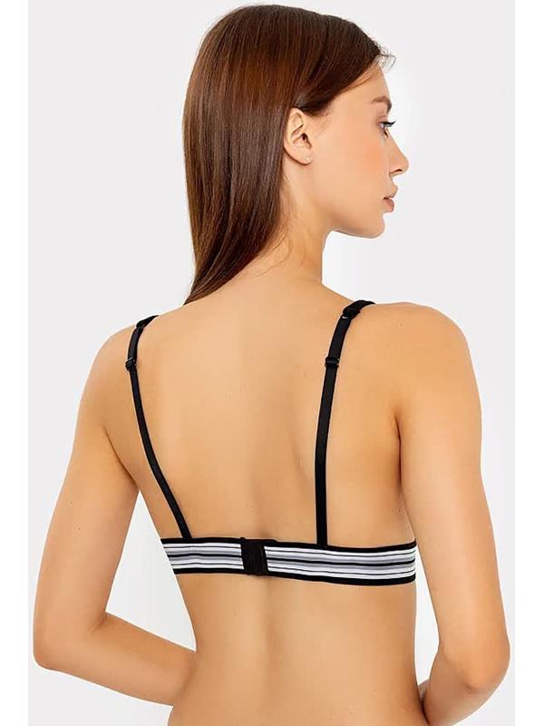 Бюстгалтер женский, цвет черный, размер 75В