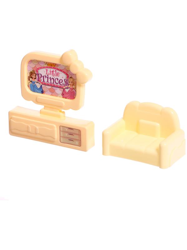 Дом для кукол «Сказочная жизнь на вилле» с куклой, питомцами и аксессуарами, светится в темноте