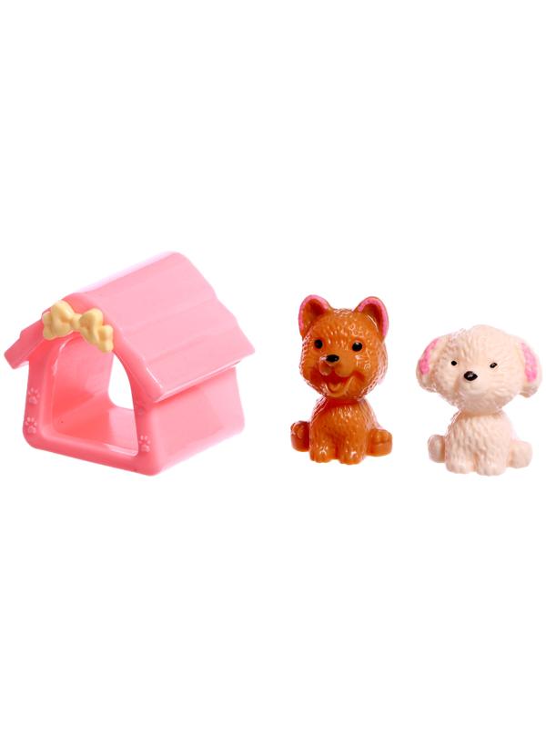 Дом для кукол «Сказочная жизнь на вилле» с куклой, питомцами и аксессуарами, светится в темноте