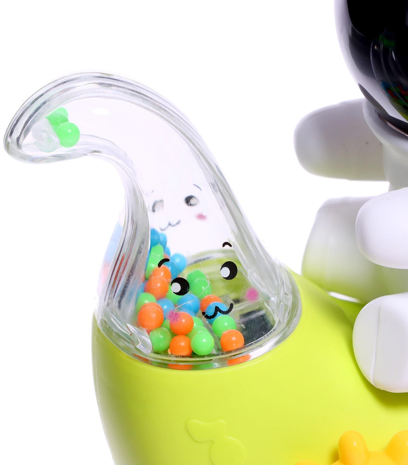 Музыкальная качалка «Маленький астронавт», звуковые эффекты, цвета МИКС