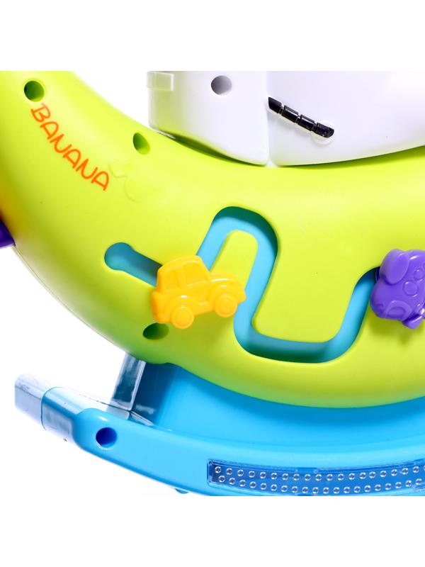 Музыкальная качалка «Маленький астронавт», звуковые эффекты, цвета МИКС