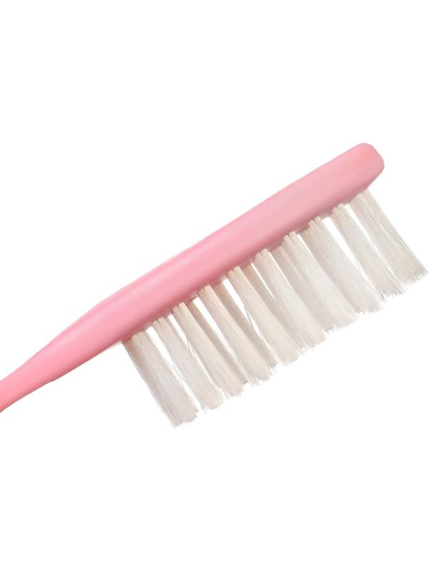 Набор для ухода за волосами: расческа и щетка «Цветочек»,  цвет розовый