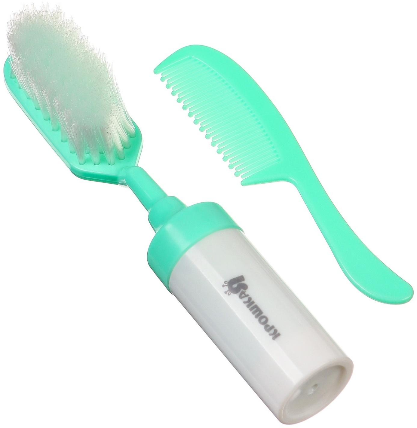 Набор расчесок 2шт «Малыш», цвет бирюзовый, рисунок МИКС