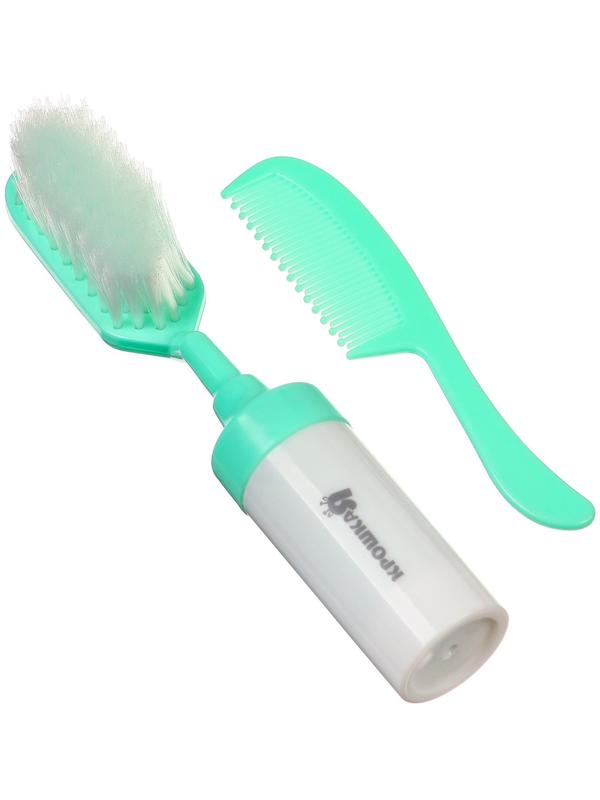 Набор расчесок 2шт «Малыш», цвет бирюзовый, рисунок МИКС