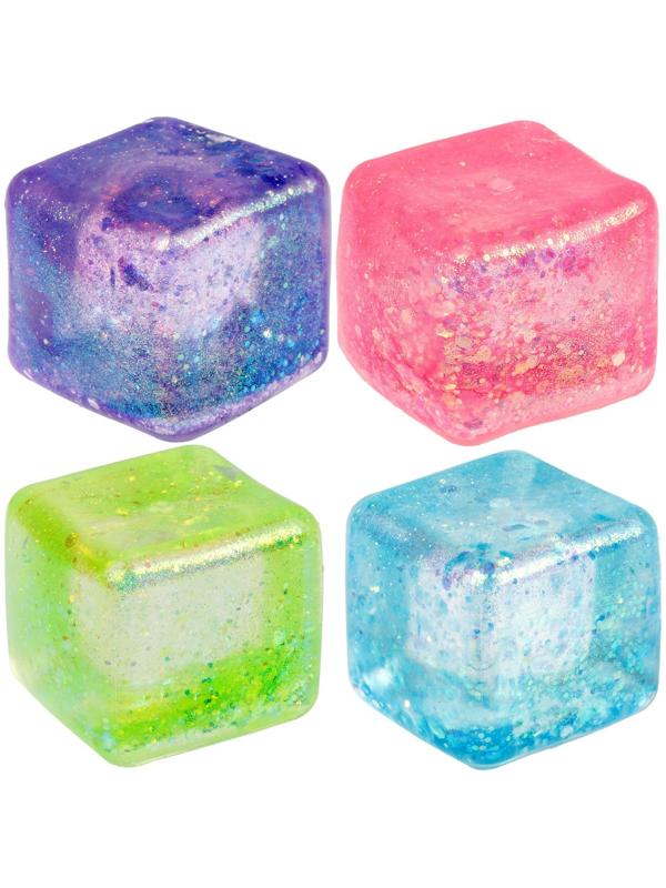 Мялка-антистресс «Куб», 5 см, цвета МИКС, в пакете
