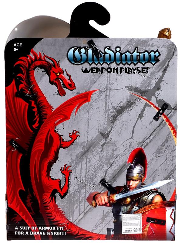 Наборы рыцаря «Гладиатор», шлем, щит, меч, доспехи