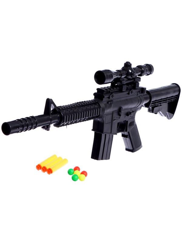 Автомат «Штурм», стреляет мягкими пулями и шариками
