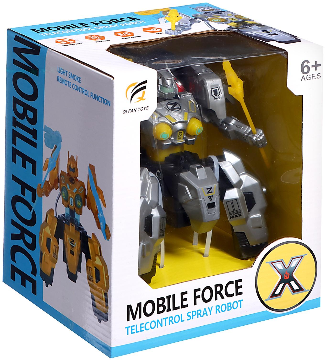 Робот радиоуправляемый «Киборг», световые и дымовые эффекты, работает от батареек