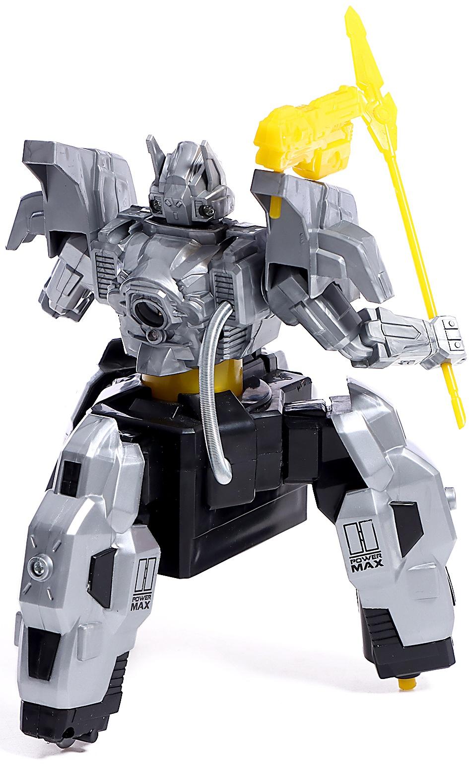 Робот радиоуправляемый «Киборг», световые и дымовые эффекты, работает от батареек