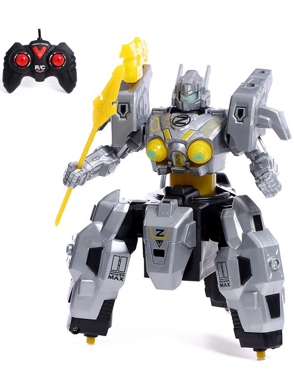 Робот радиоуправляемый «Киборг», световые и дымовые эффекты, работает от батареек