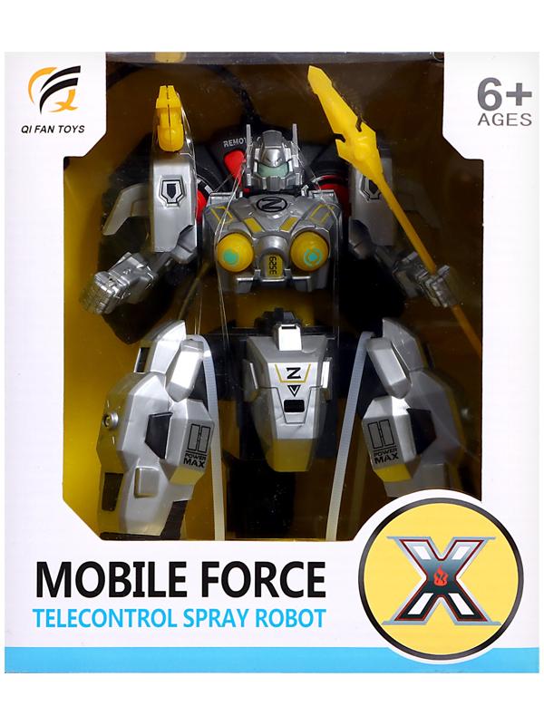 Робот радиоуправляемый «Киборг», световые и дымовые эффекты, работает от батареек