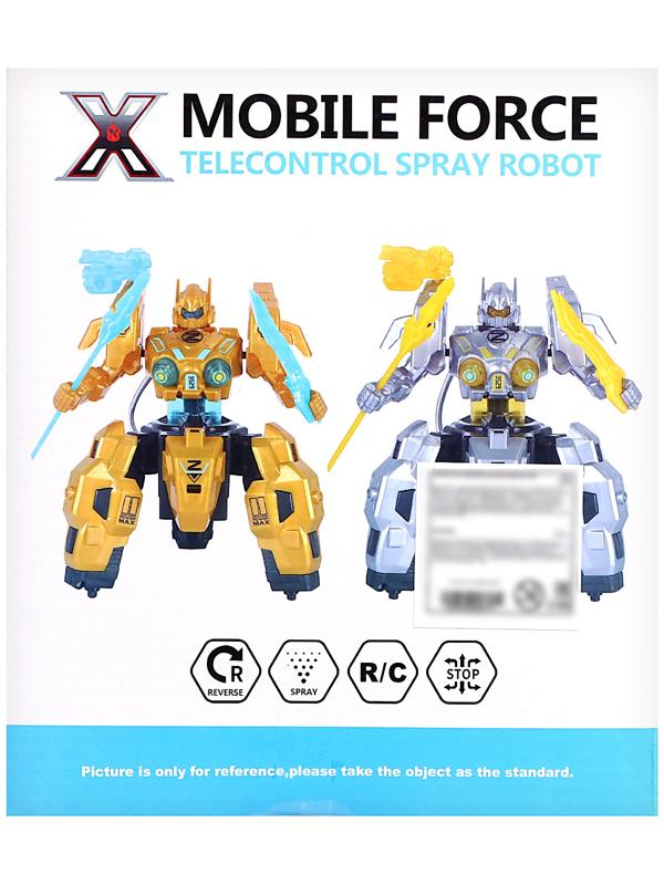 Робот радиоуправляемый «Киборг», световые и дымовые эффекты, работает от батареек