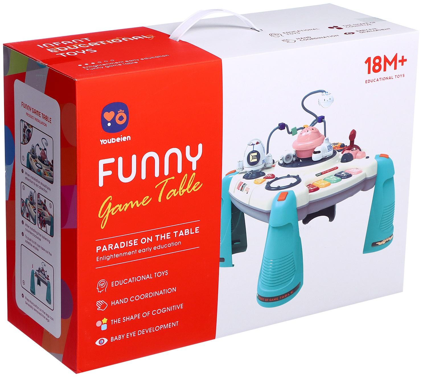 Развивающий столик «Астронавт», световые и звуковые эффекты