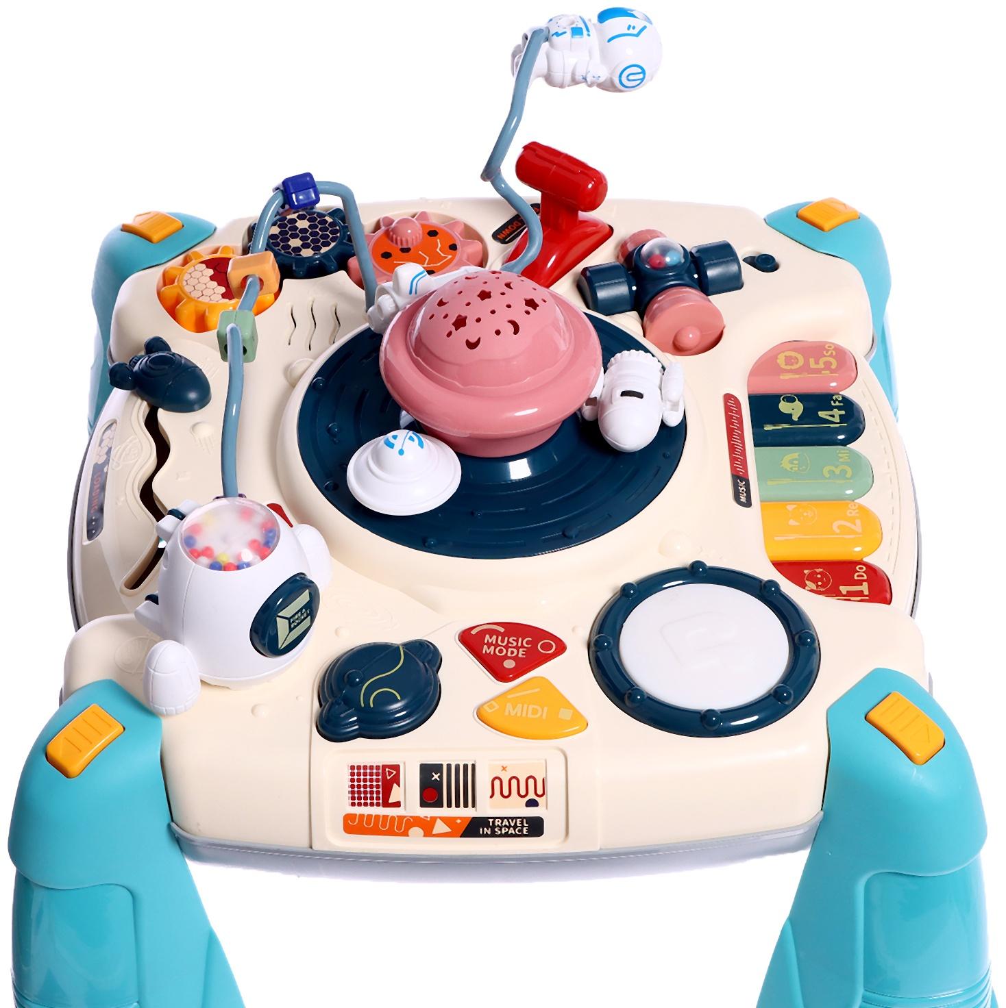 Развивающий столик «Астронавт», световые и звуковые эффекты