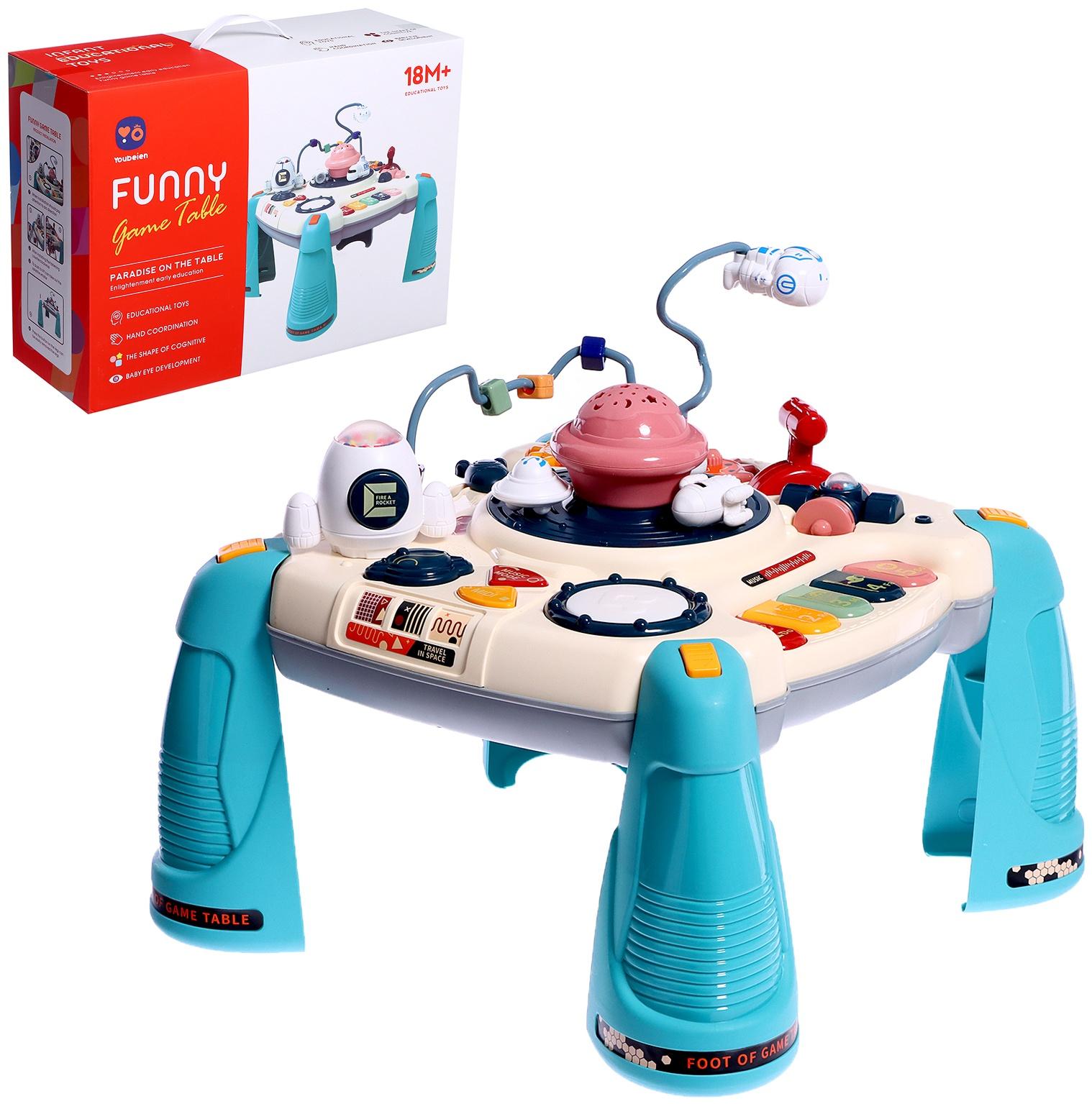 Развивающий столик «Астронавт», световые и звуковые эффекты