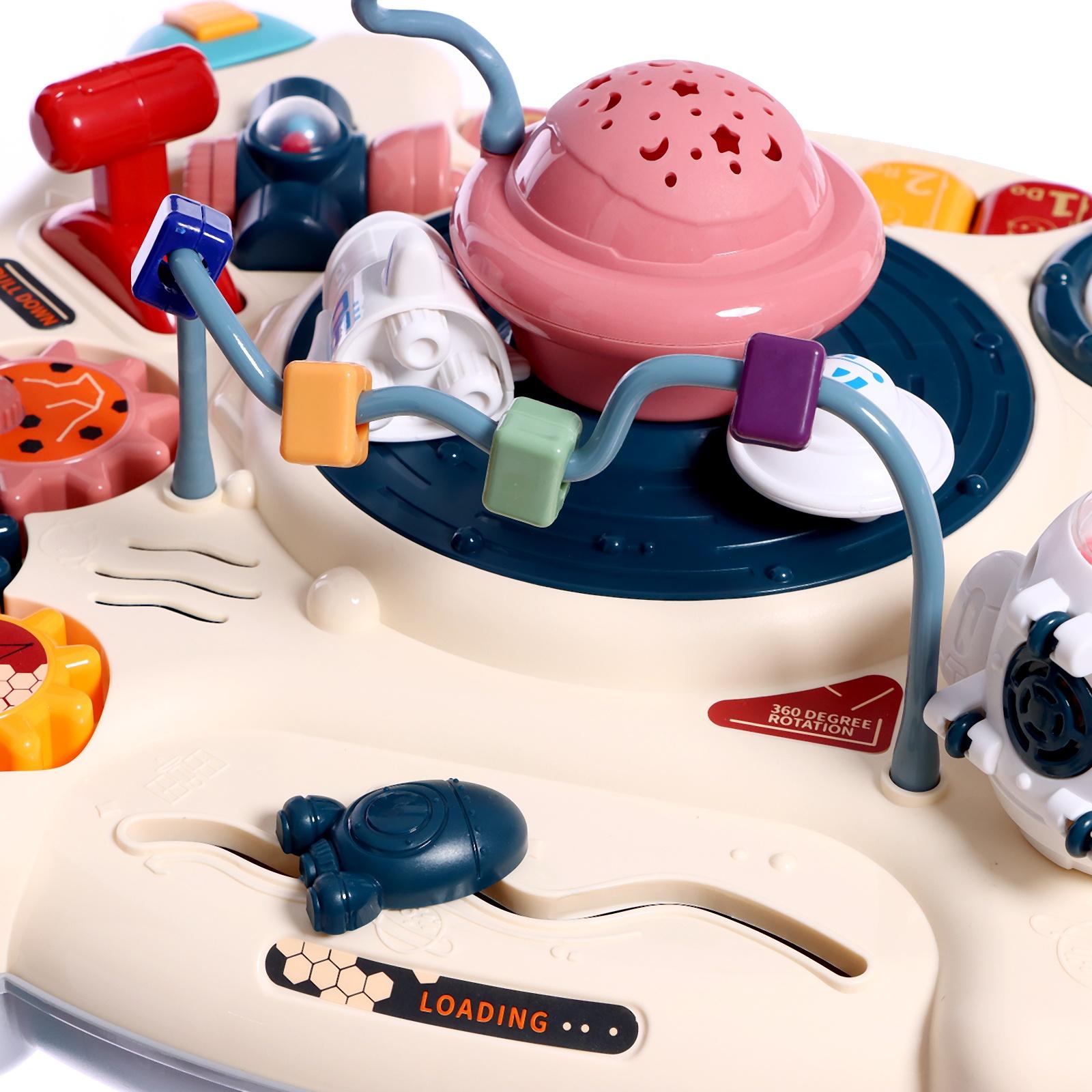 Развивающий столик «Астронавт», световые и звуковые эффекты