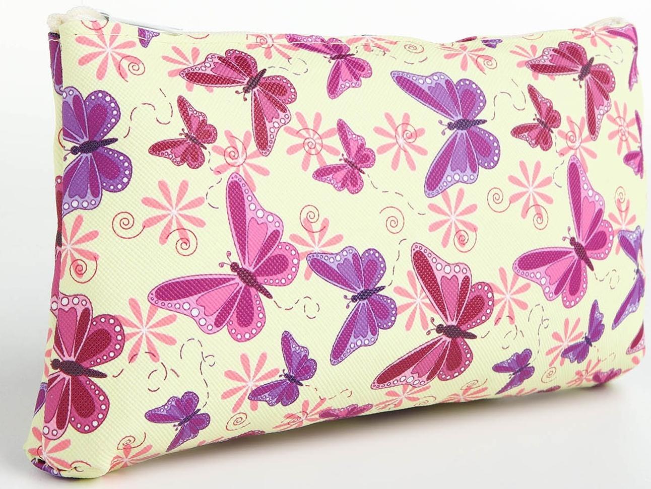 Косметичка на молнии, цвет жёлтый