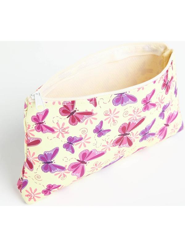 Косметичка на молнии, цвет жёлтый