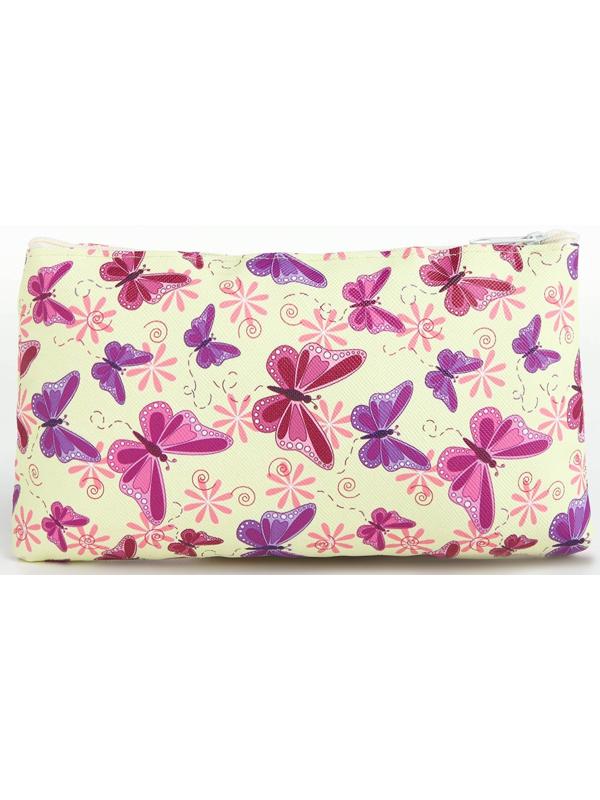 Косметичка на молнии, цвет жёлтый