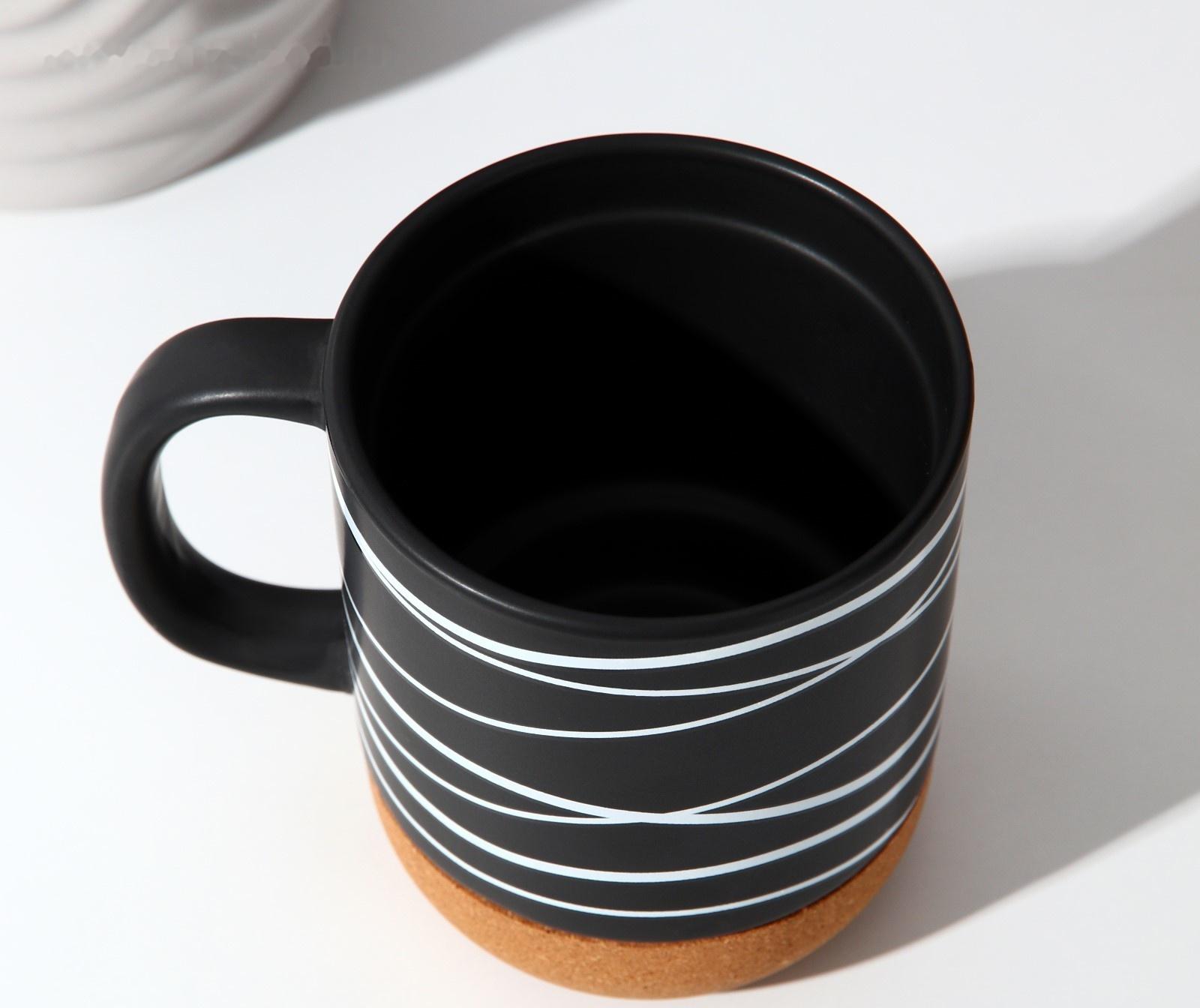 Кружка с пробковым дном «Геометрия», 400 мл