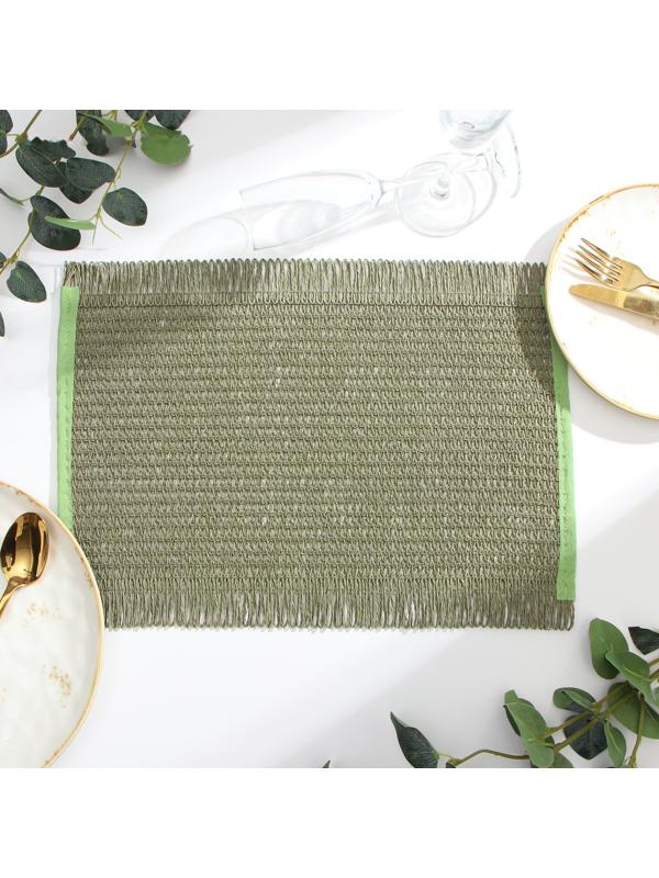 Салфетка Доляна цв.зеленый,30*45 см