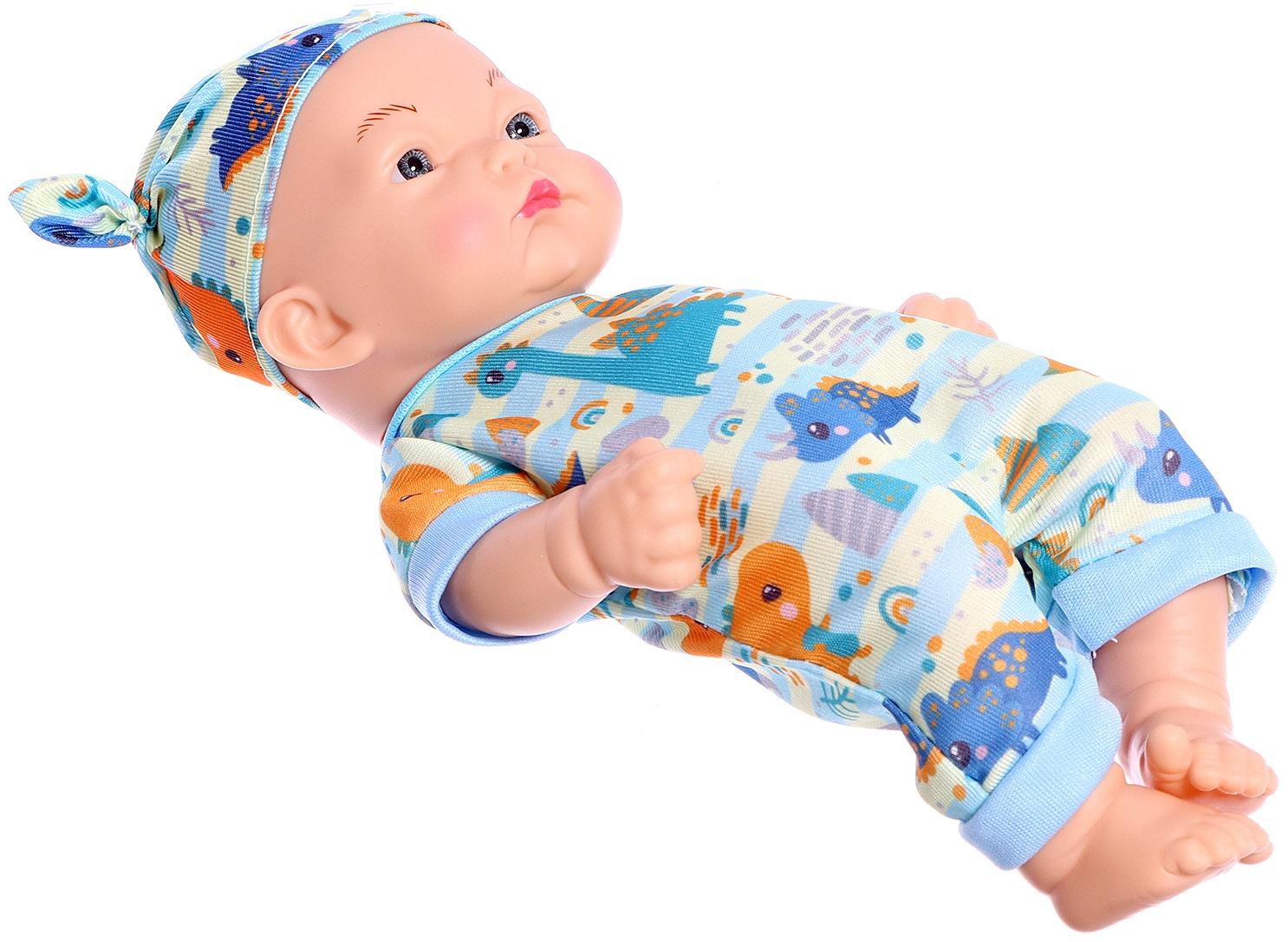 Пупс «Динозаврики» в шапочке