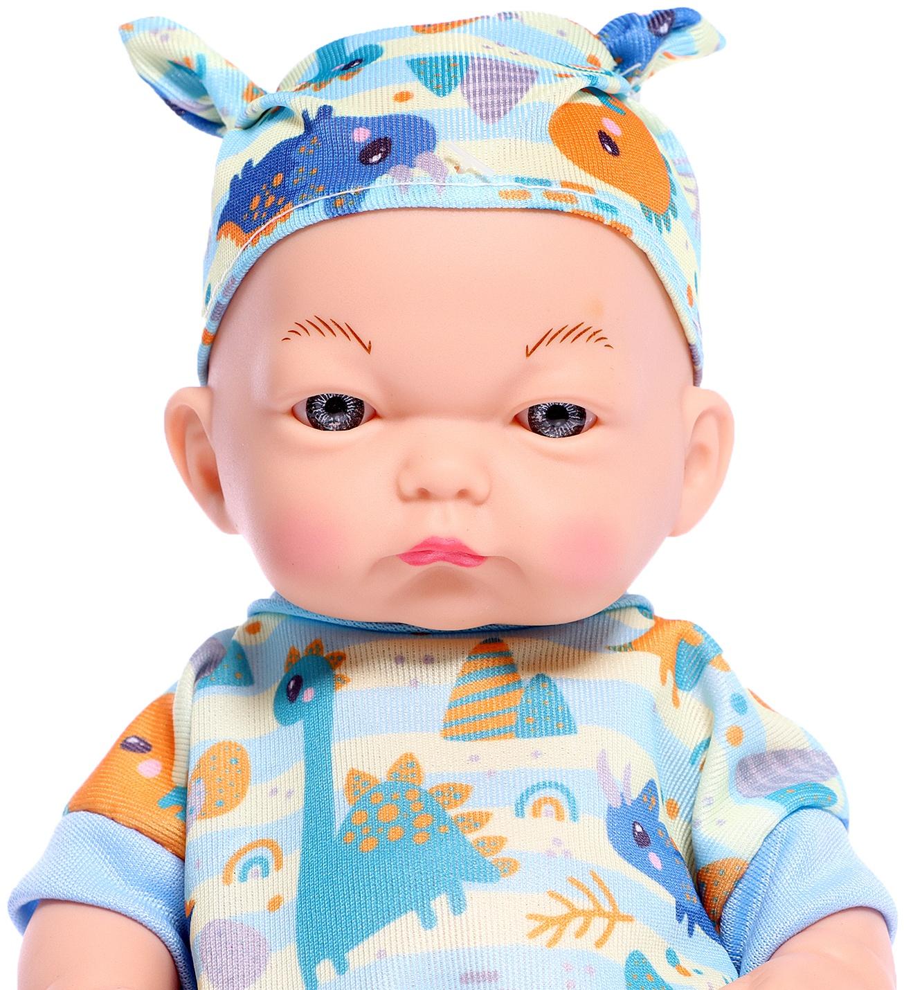 Пупс «Динозаврики» в шапочке