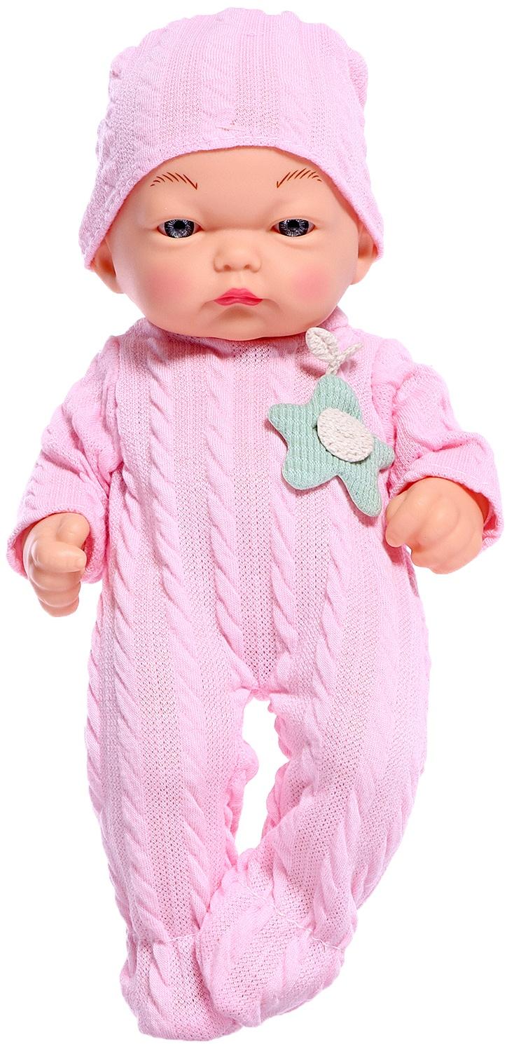 Пупс «Вязаное настроение», цвет розовый