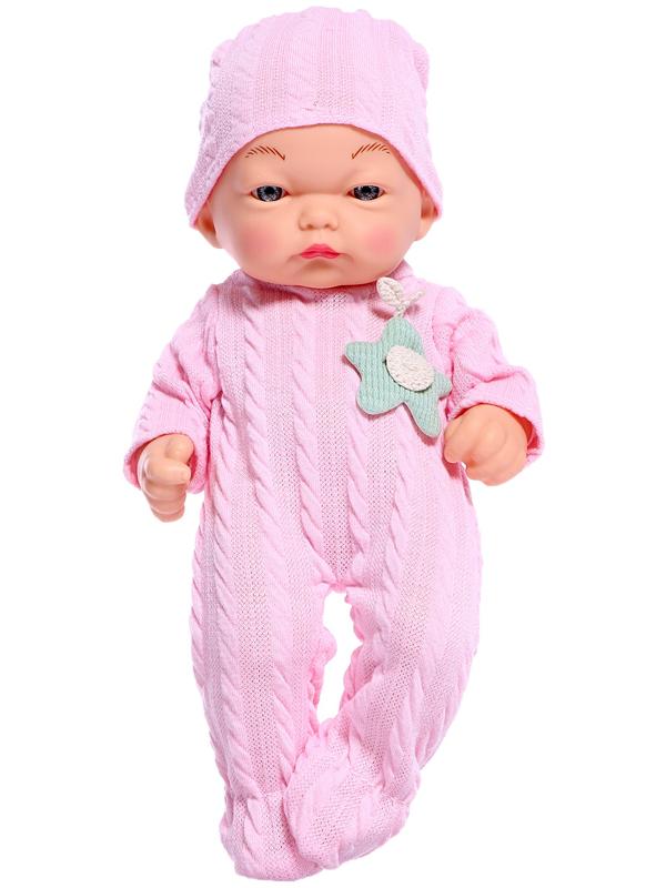 Пупс «Вязаное настроение», цвет розовый