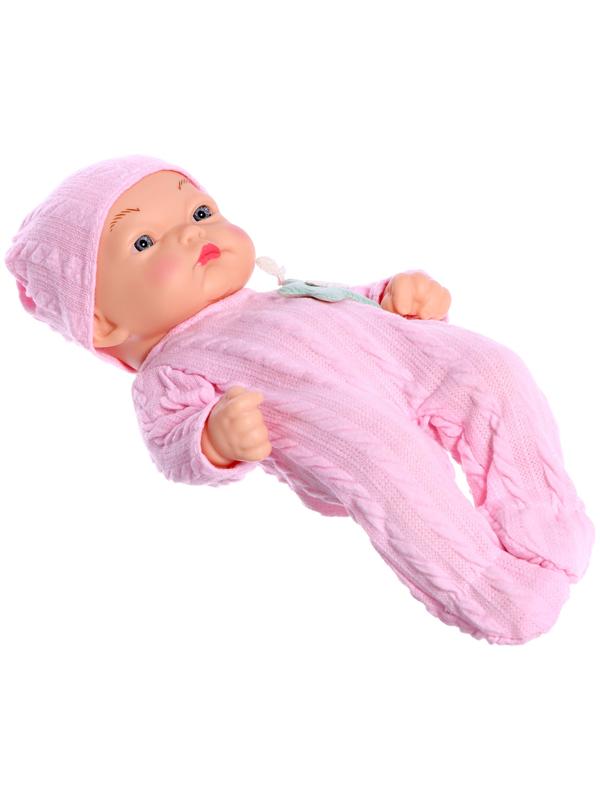 Пупс «Вязаное настроение», цвет розовый