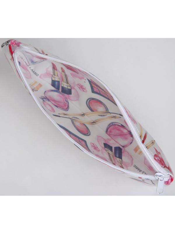 Косметичка PVC на молнии «Макияж»