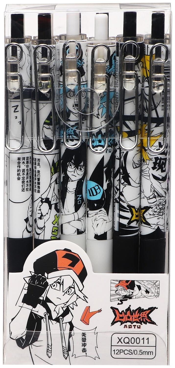 Ручка гелевая автоматическая 0,5мм синяя 