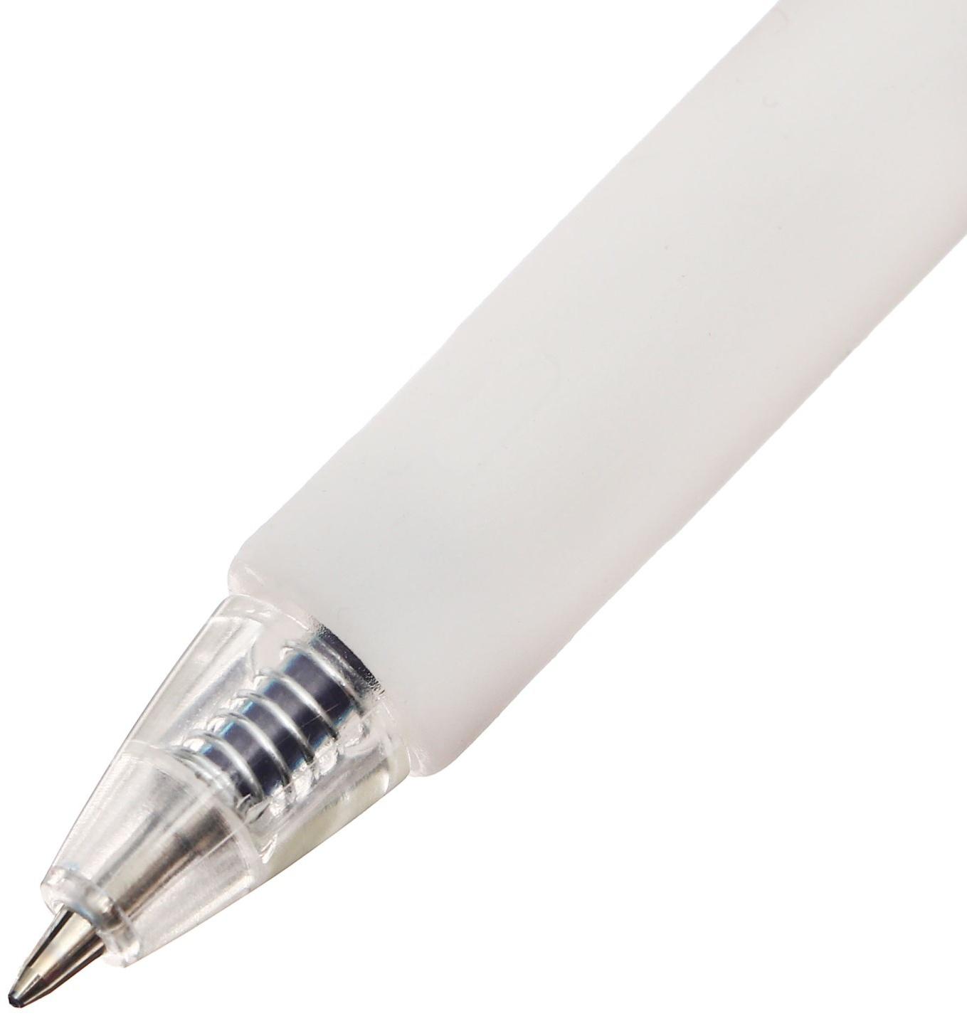 Ручка гелевая автоматическая 0,5мм синяя 