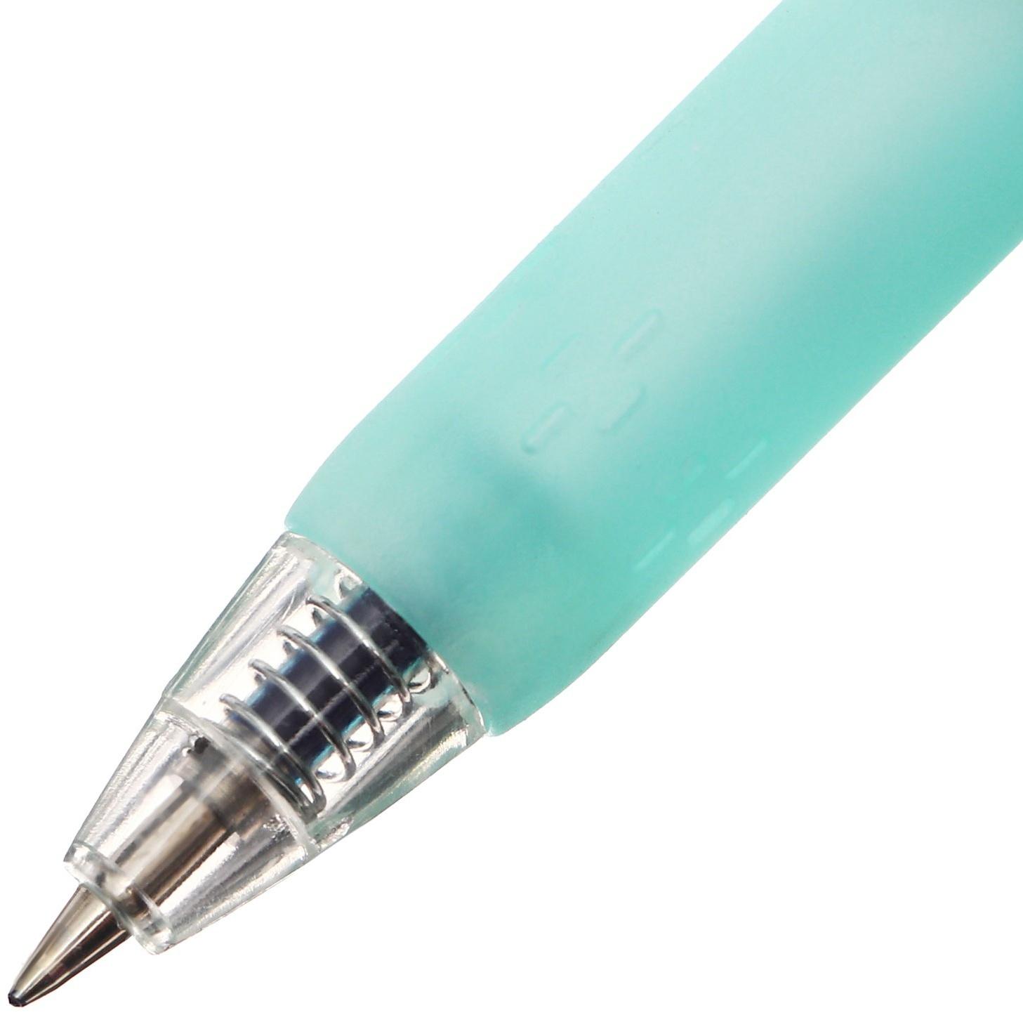 Ручка гелевая автоматическая 0,5мм синяя 