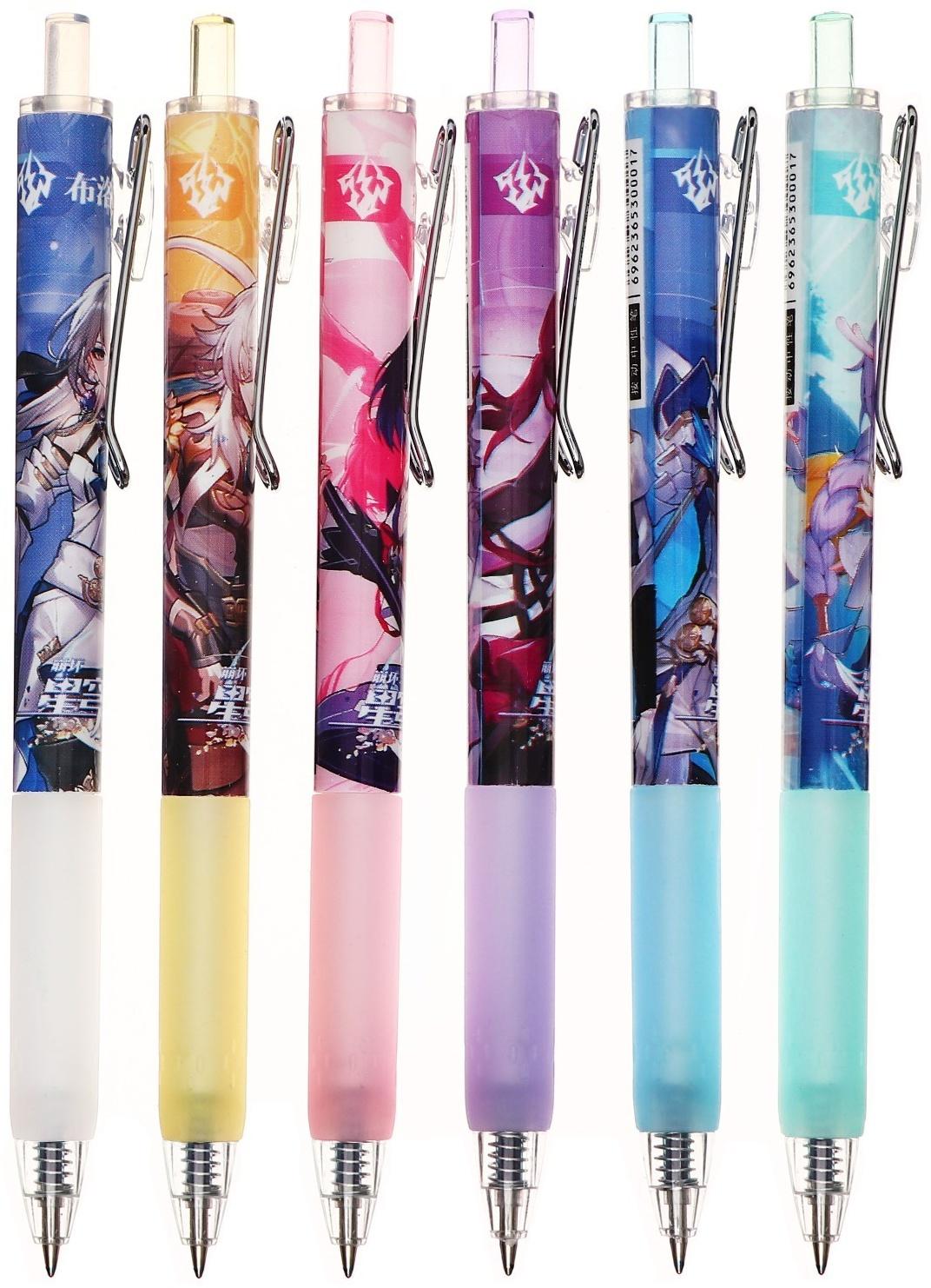 Ручка гелевая автоматическая 0,5мм синяя 