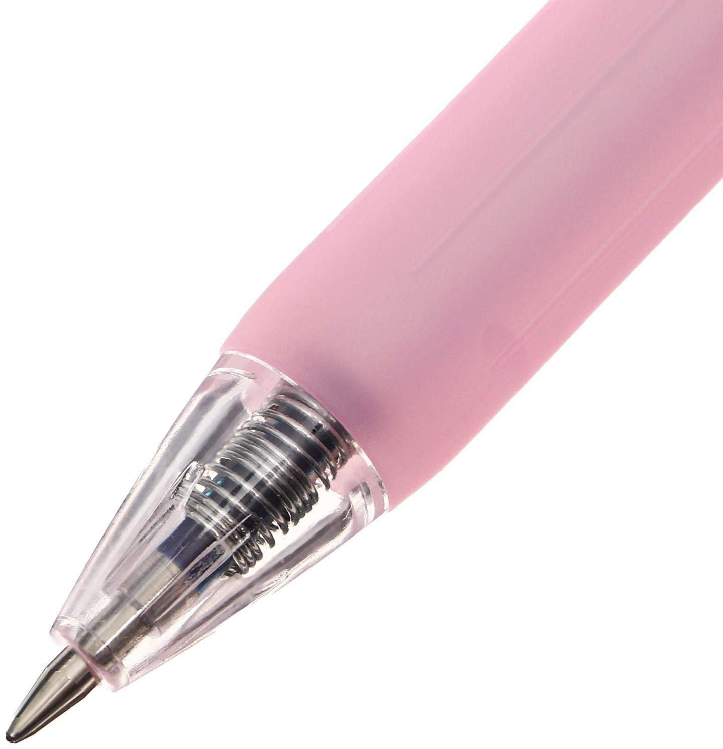 Ручка гелевая автоматическая 0,5мм синяя 