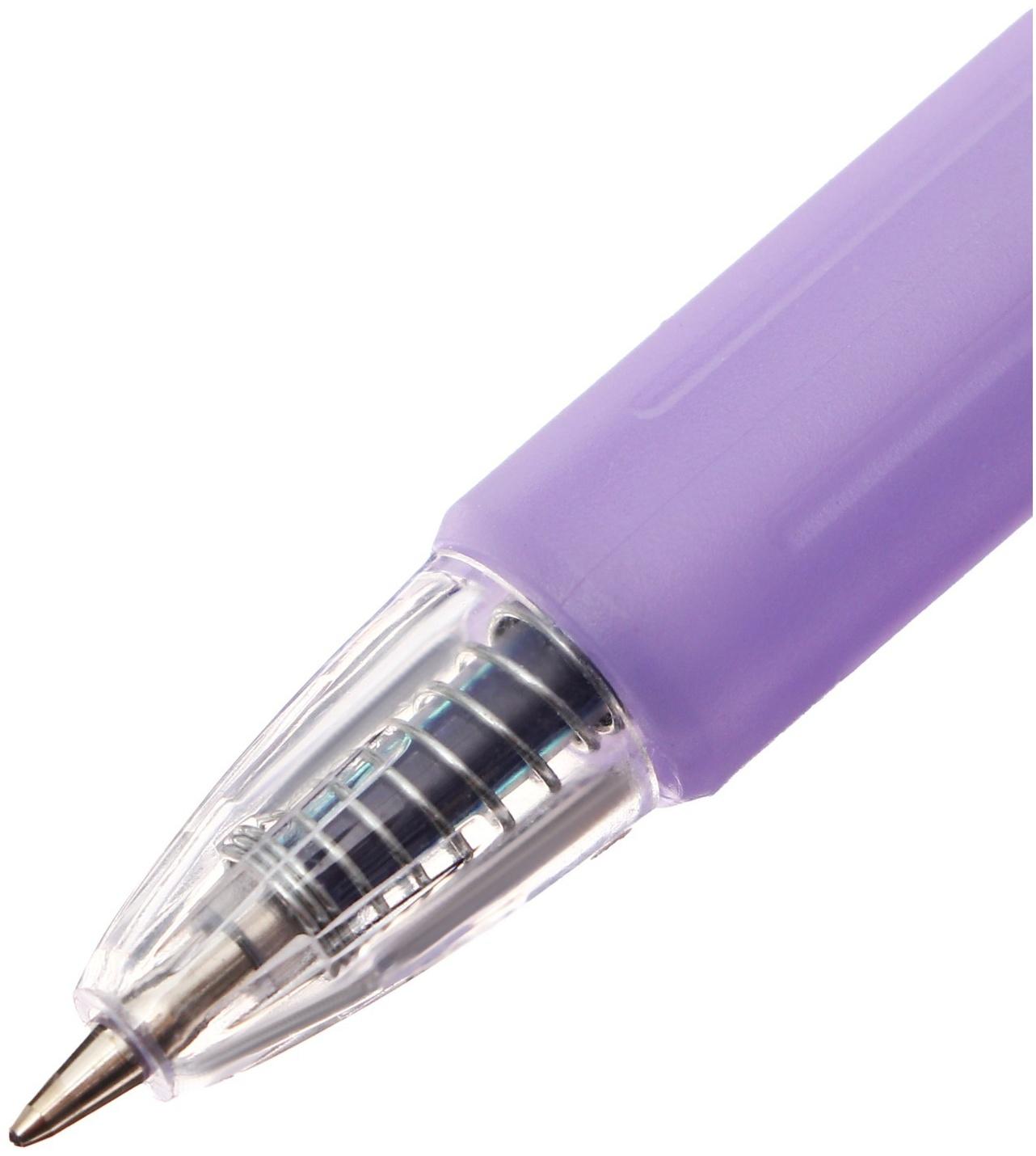 Ручка гелевая автоматическая Calligrata, 0,5мм, стержень синий, корпус Аниме