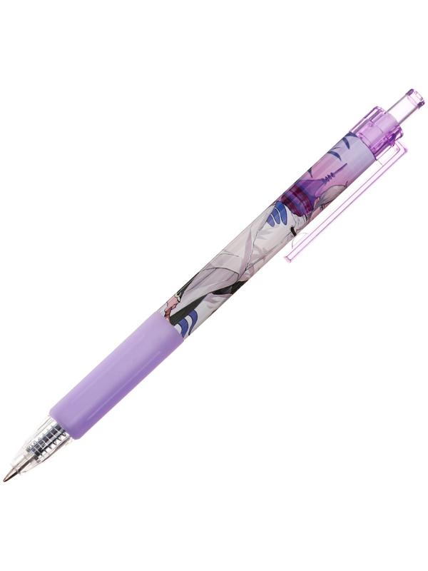 Ручка гелевая автоматическая Calligrata, 0,5мм, стержень синий, корпус Аниме