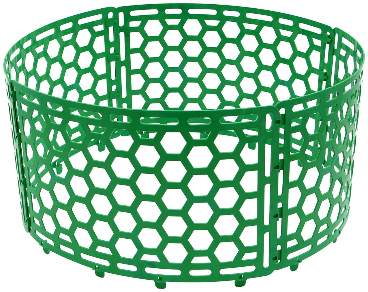 Защита стволов деревьев, 36 × 22 см, набор 4 шт., пластик