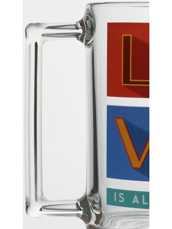 Кружка стеклянная «Фитнес», 320 мл, микс