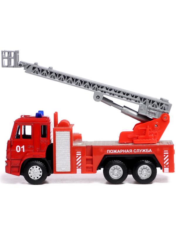 Грузовик металлический «КАМАЗ. Пожарная Служба», 1:54, инерция