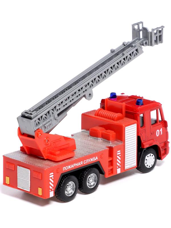 Грузовик металлический «КАМАЗ. Пожарная Служба», 1:54, инерция