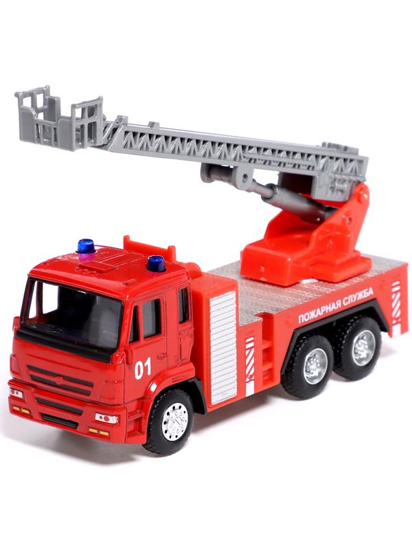 Грузовик металлический «КАМАЗ. Пожарная Служба», 1:54, инерция